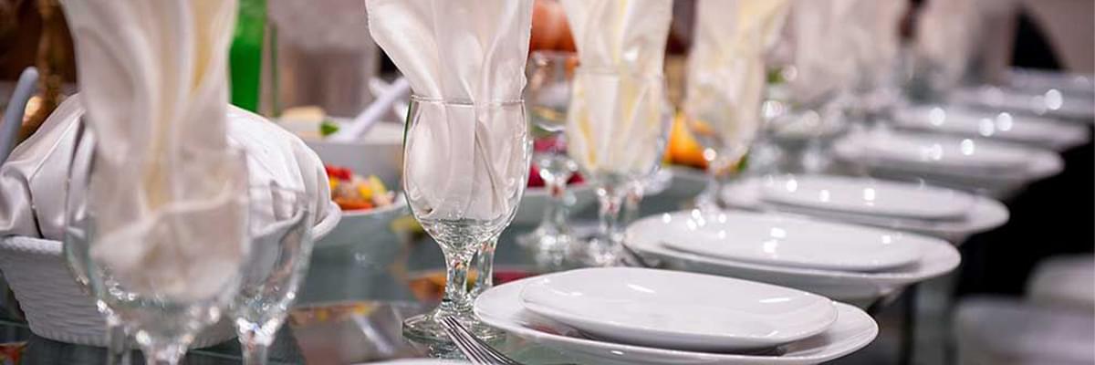 Dining at Olympia Banquet Hall